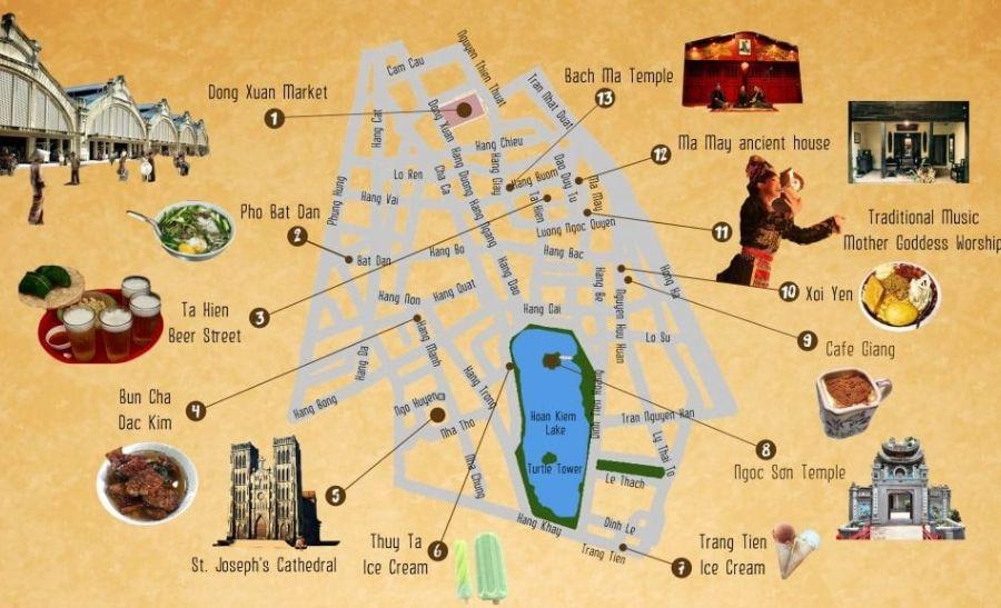 A Complete Hanoi Old Quarter Map for First-Time Travelers