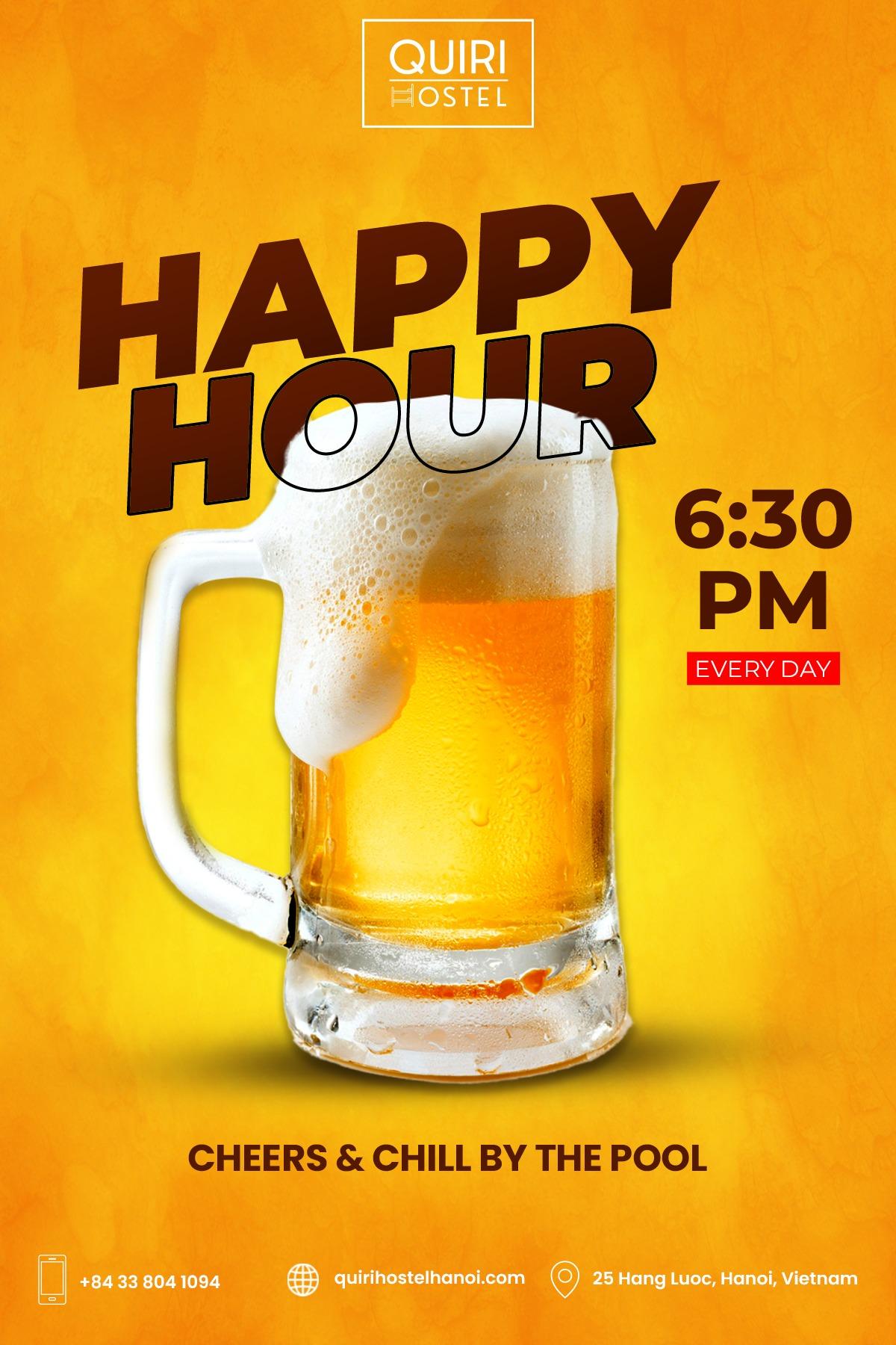 Hostel with Free Beer in Hanoi – Chill at Quiri’s Pool